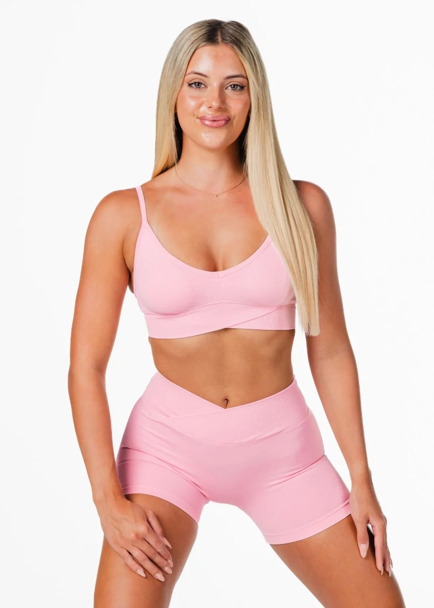 Cross Over Crop - Pretty Pink - Image 6