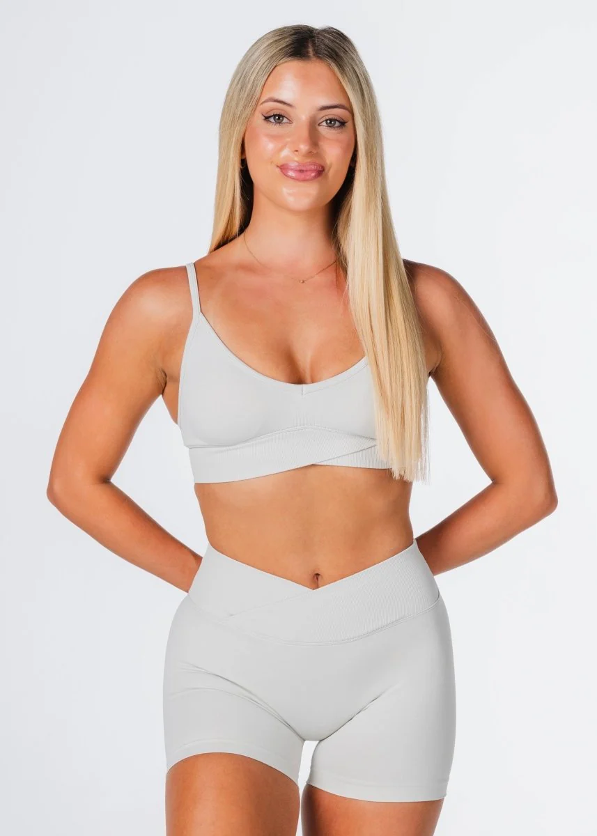 Cross Over Crop  - Ash Grey - Image 5