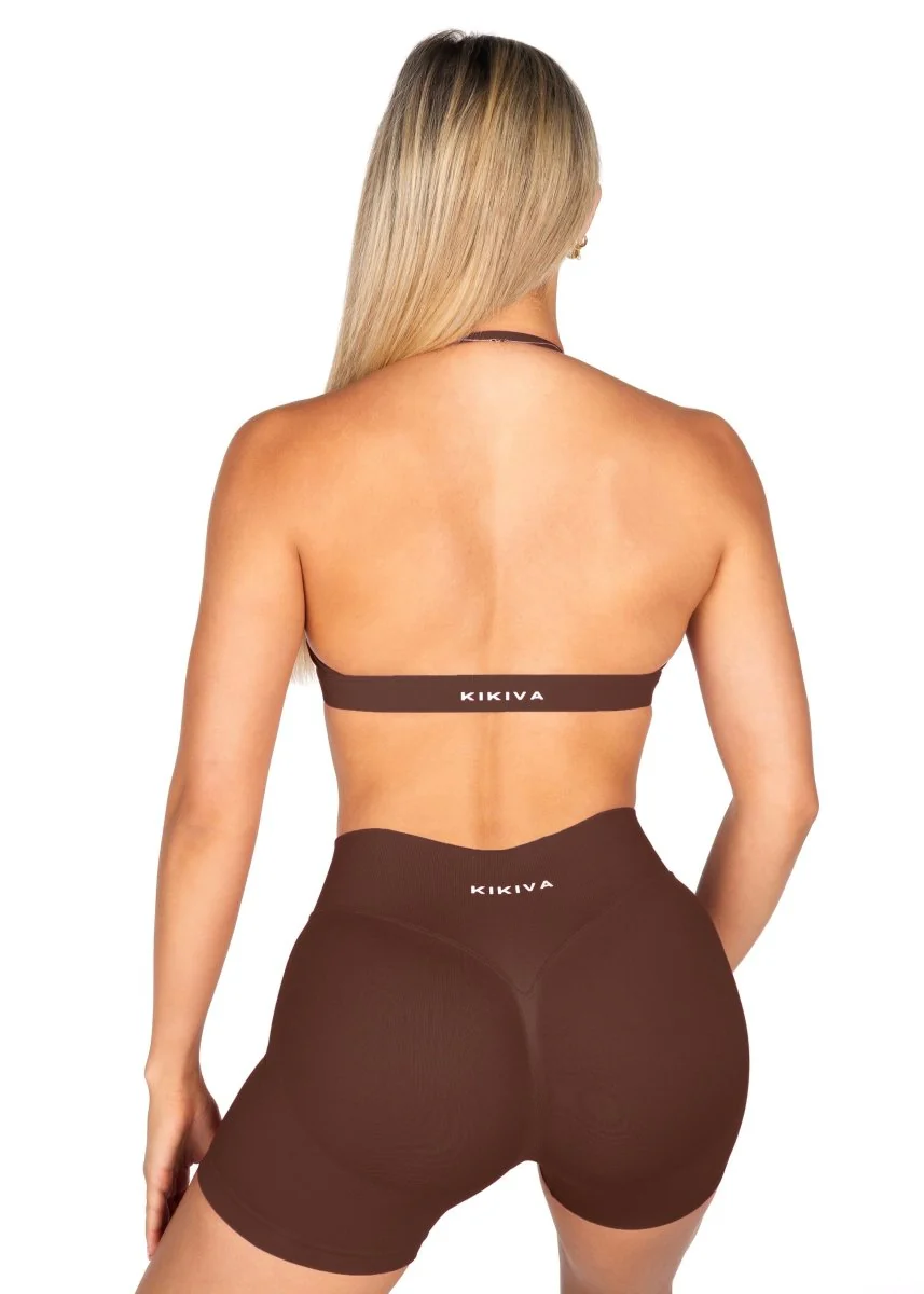 Dynamic Contour Crop - Mocha Brown - Image 3