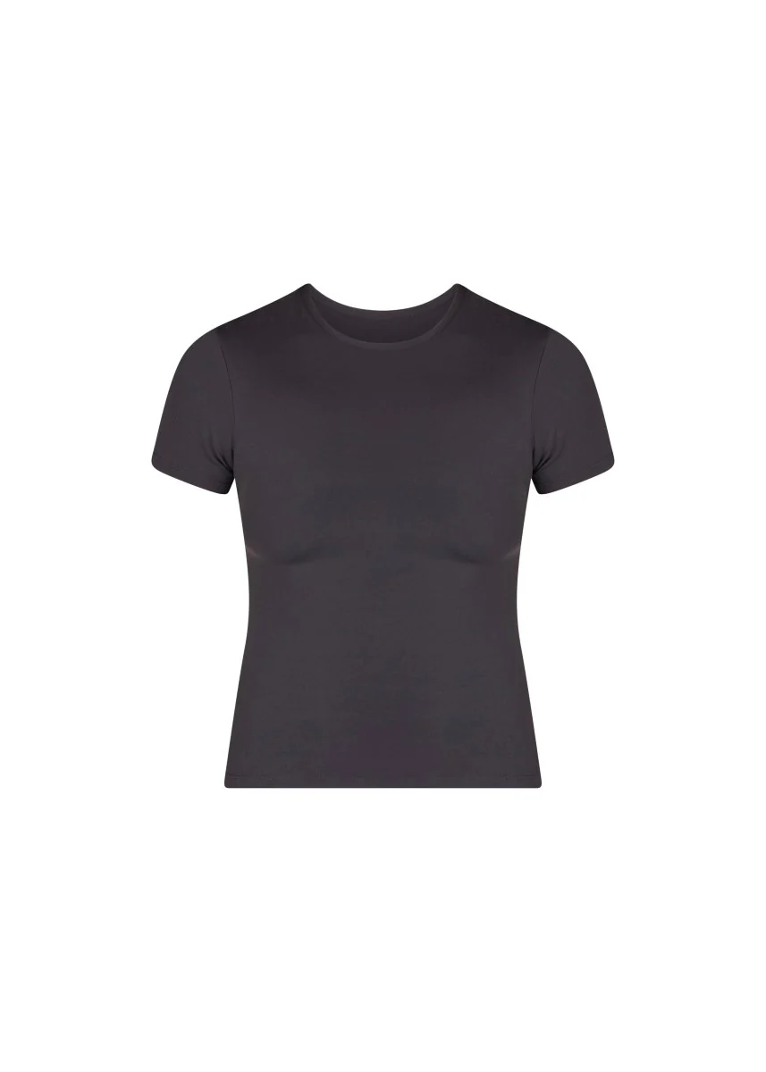 Kikiva Basic Tee - Dark Grey - Image 6