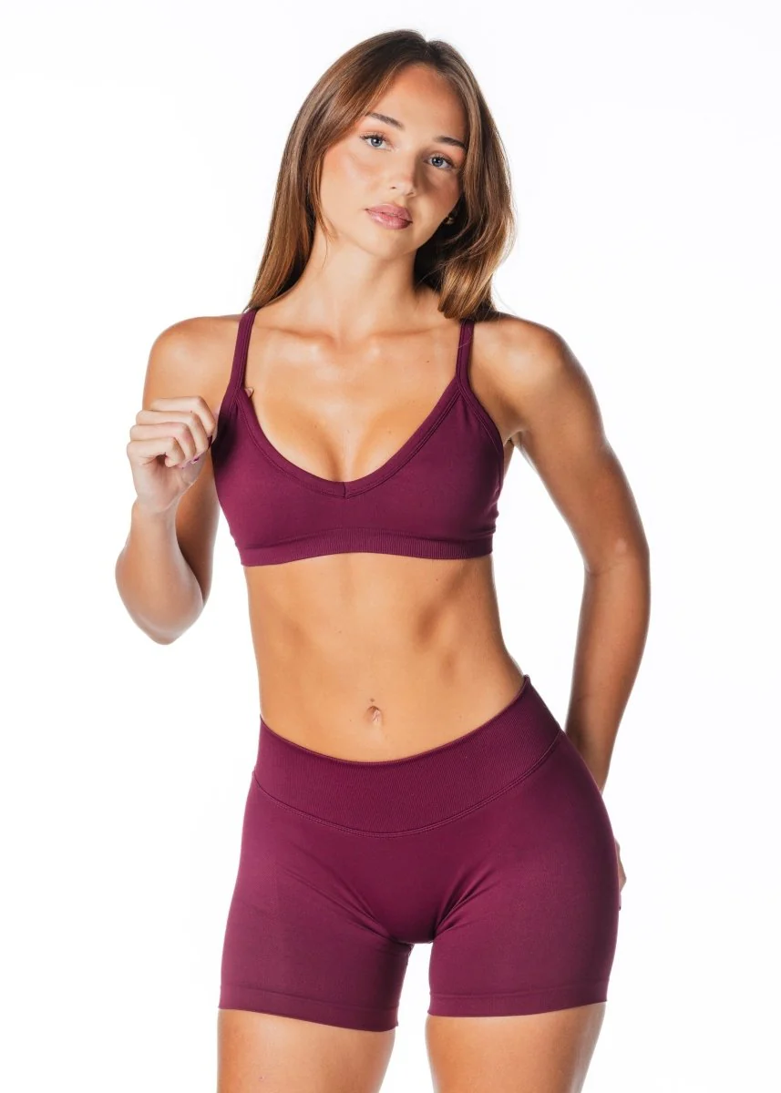 Dynamic 'Kayla' Crop - Mulberry - Image 5