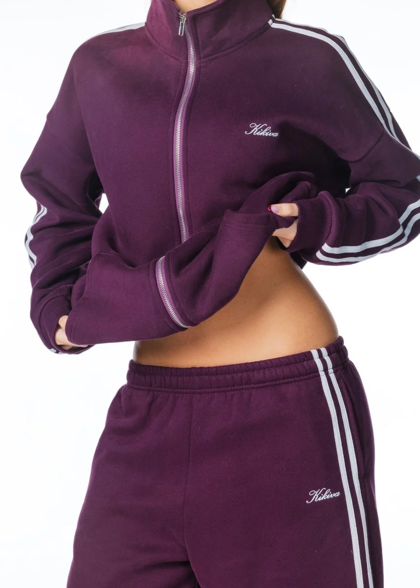 'LIMITED EDITION' Racer Trackpant - Burgundy - (PRE-ORDER) - Image 5