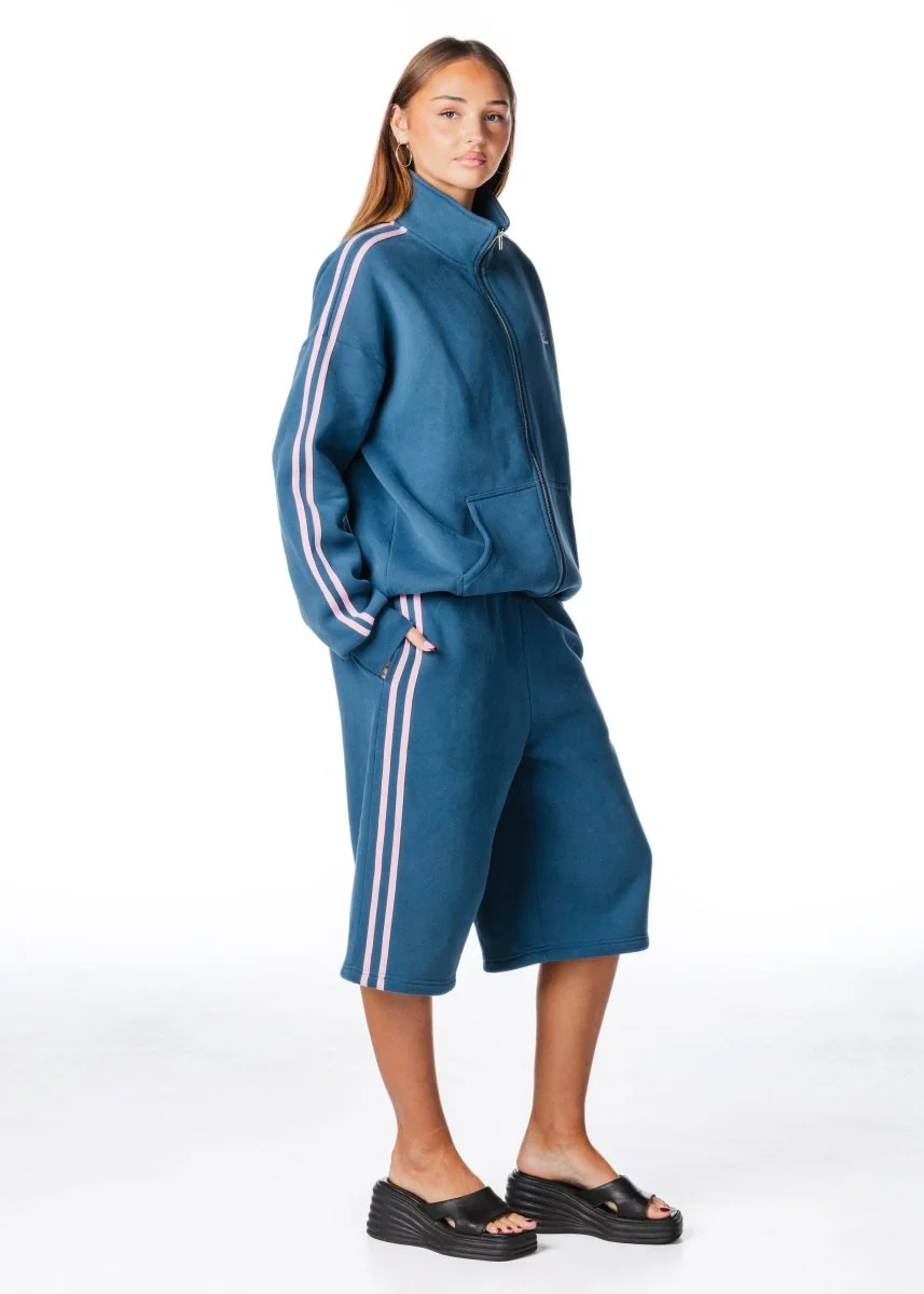 'LIMITED EDITION' Racer Zip Jacket - Teal (PRE-ORDER) - Image 7