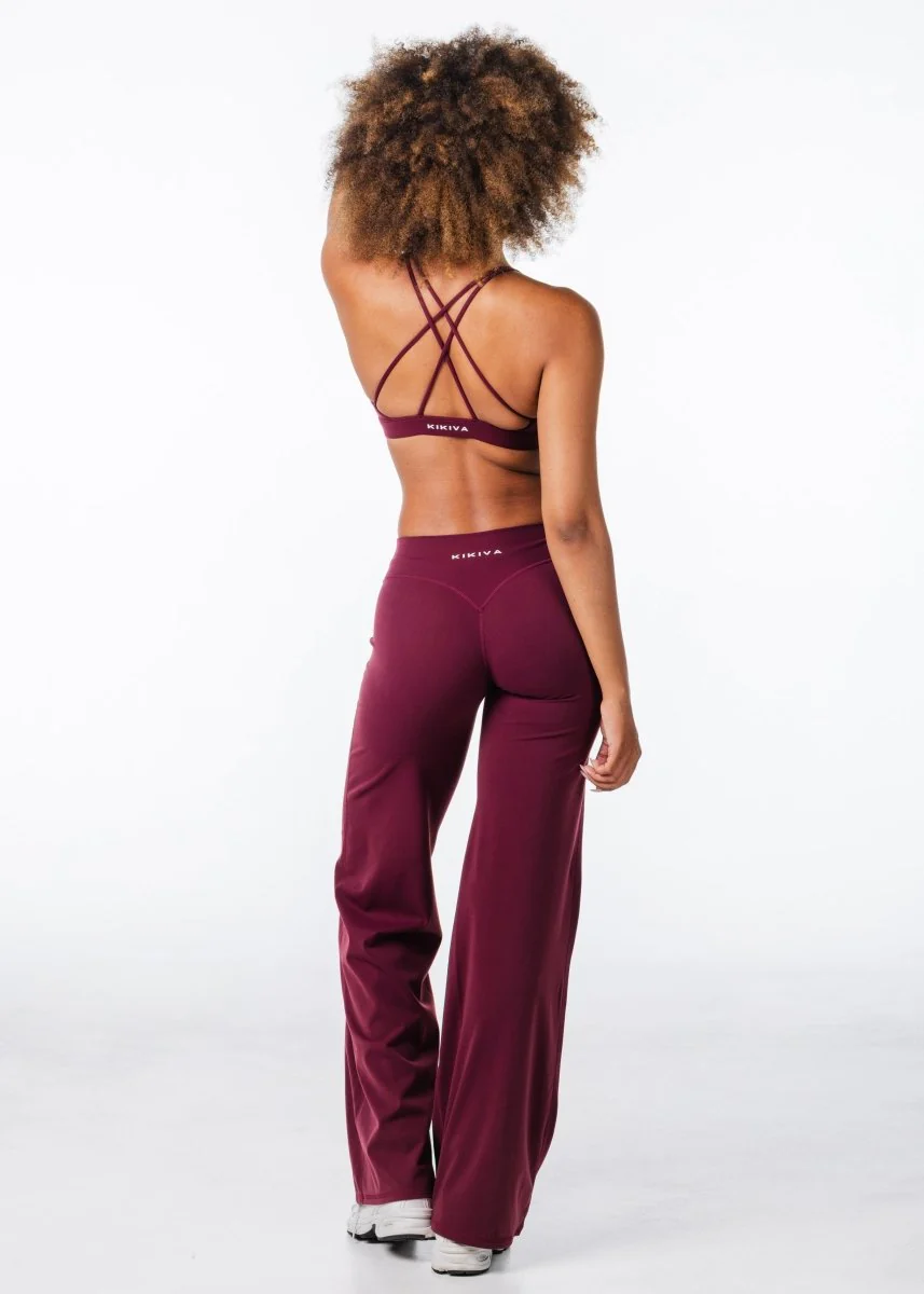 'Flow' Flares - Burgundy - Image 5