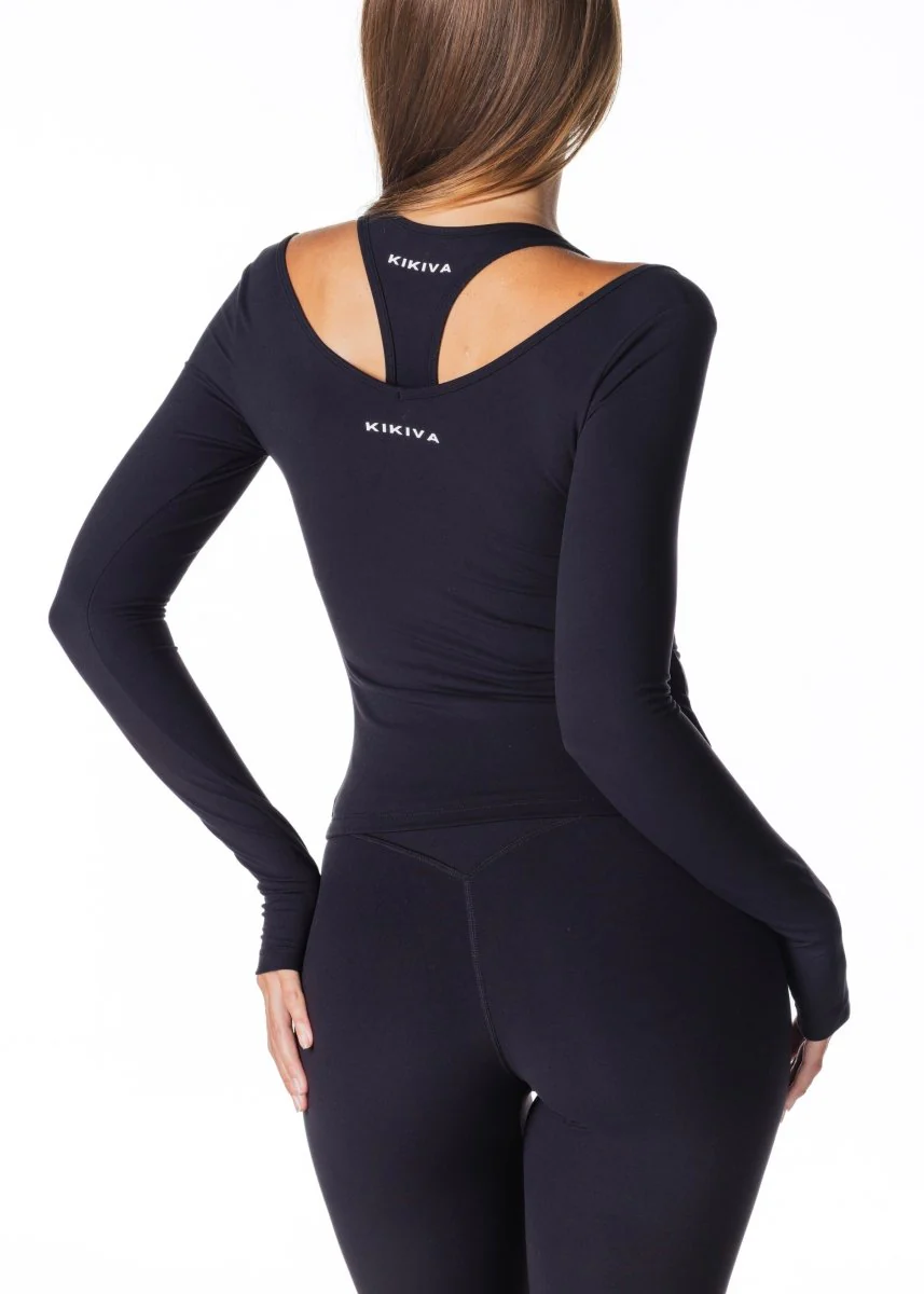 Sienna Long Sleeve - Black - Image 3