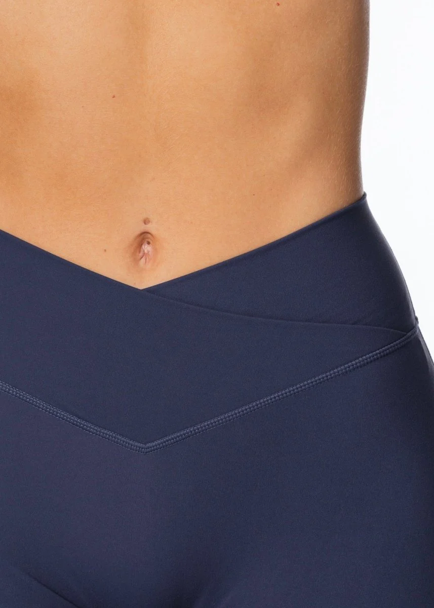 TALL Cross Over 'Flow' Flares - Dark Navy - Image 7
