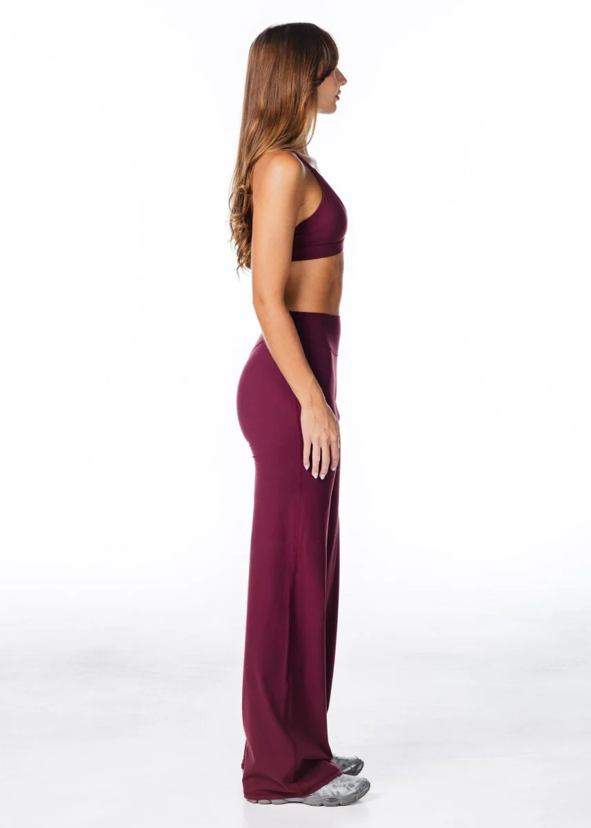 TALL 'Flow' Flares - Burgundy - Image 5